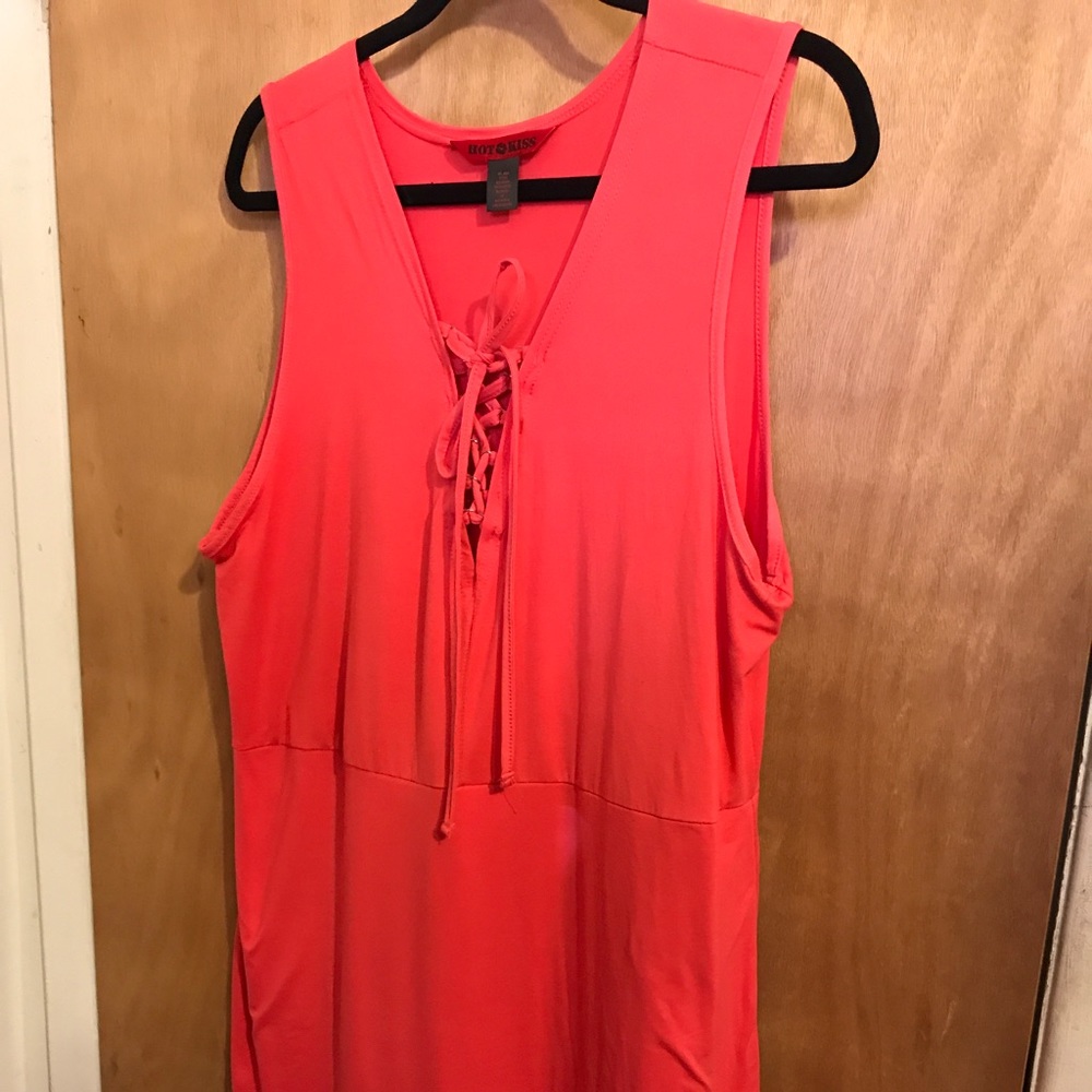 Cute HOT KISS stretchy dress!