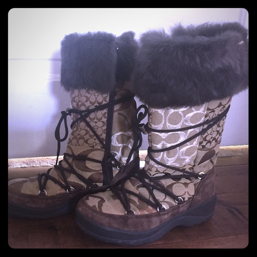 Authentic Coach winter/snow boots