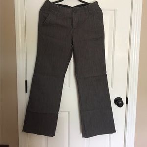 Boot cut gray pants