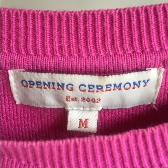 Opening Ceremony Pink and Gold Sweater/Jumper - Picture 2 of 6