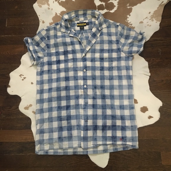 Rugby Ralph Lauren Other - Rugby Ralph Lauren gingham short leave shirt