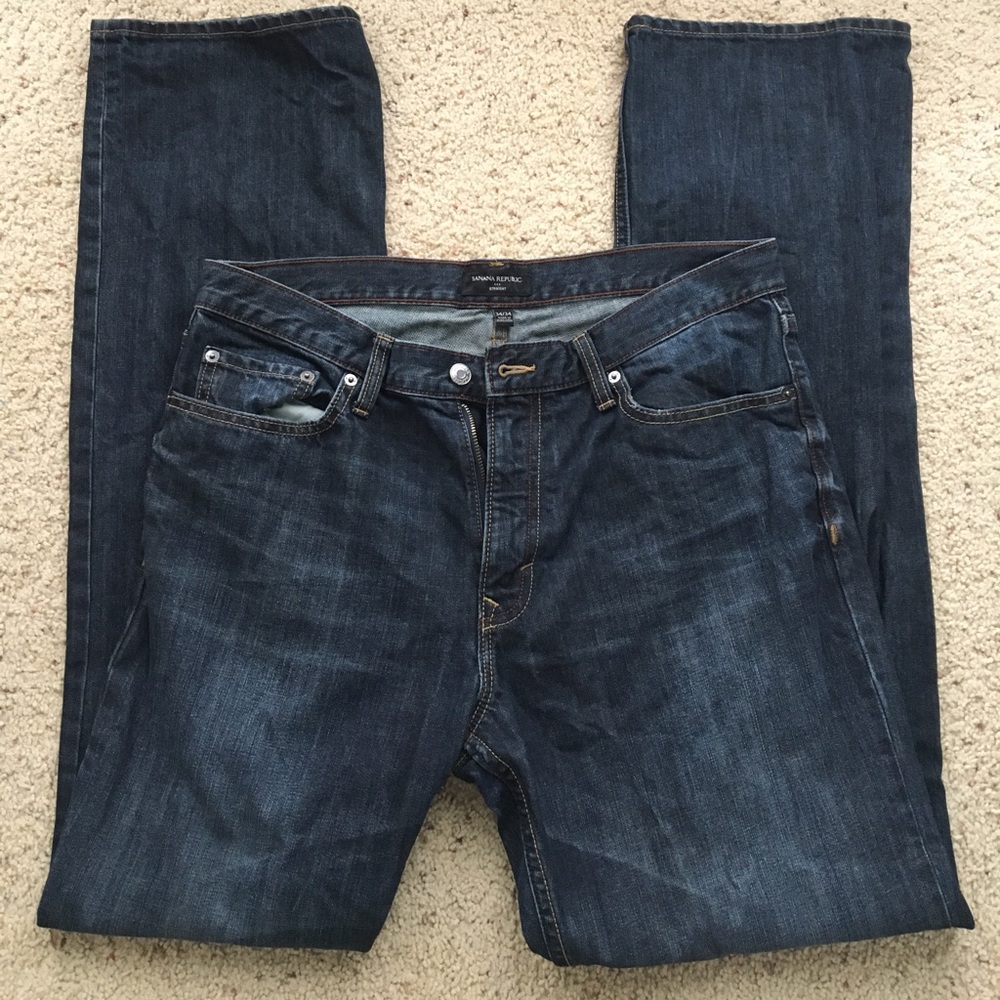 Men's Banana Republic Dark denim jeans