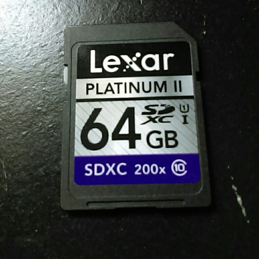 Lexar Platinum II 64GB SD Card