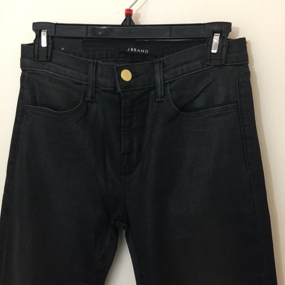 J Brand 620 Maria Coated Photo Ready Skinny Jeans