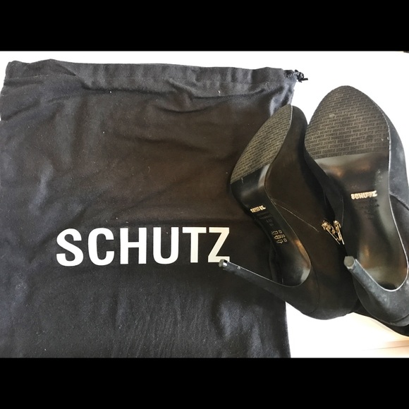 SCHUTZ Black Fringe Evelize Boot - Picture 6 of 6