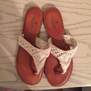American Eagle Crochet Sandals