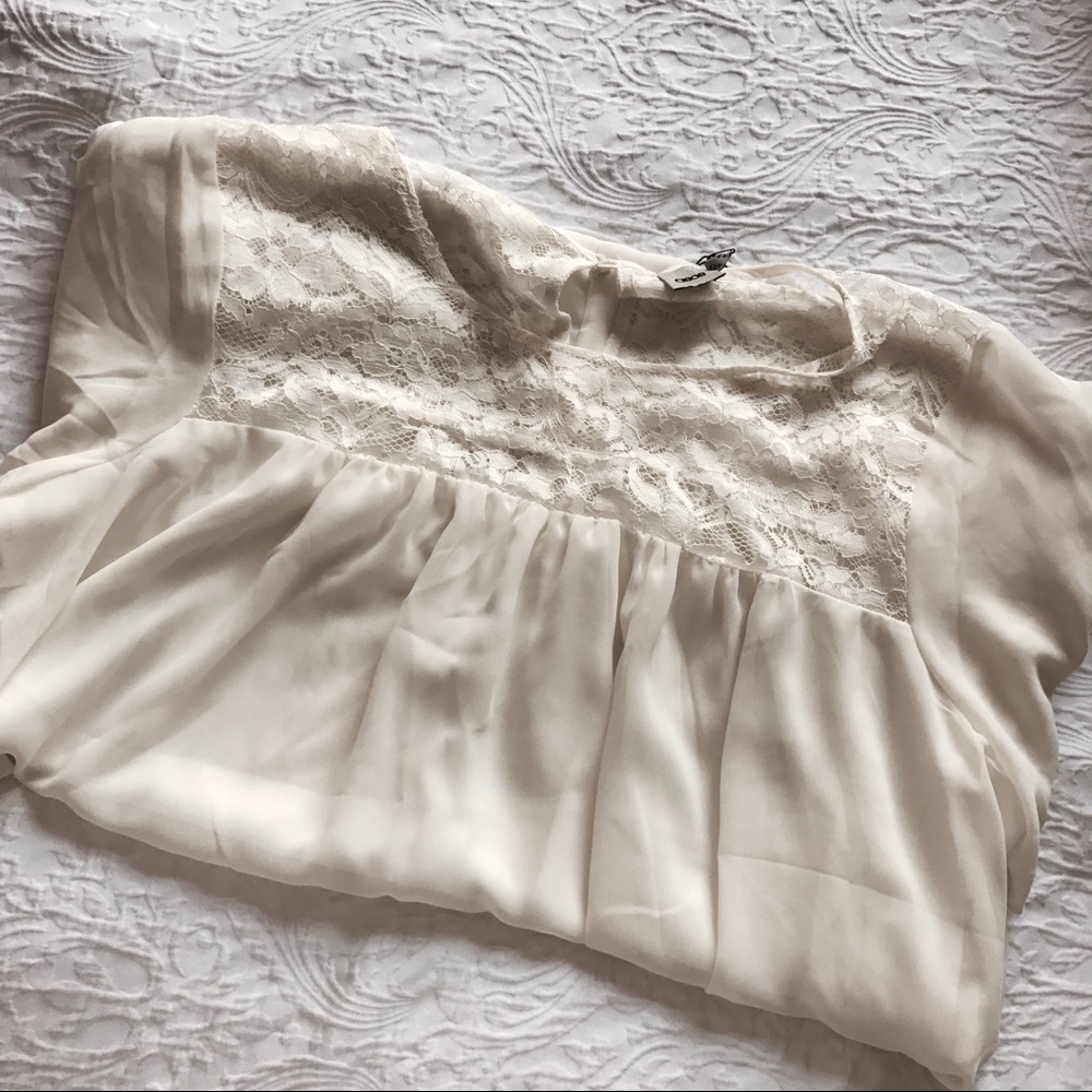 ASOS Ivory Lace Dress