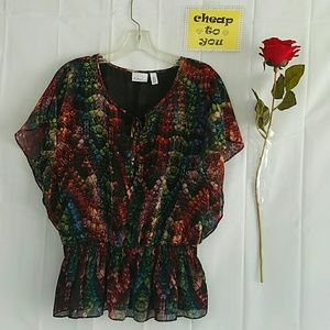 KIM ROGERS TOP. SIZE SMALL