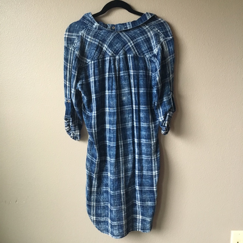 🔵FLANNEL DRESS🔵 - Picture 3 of 4