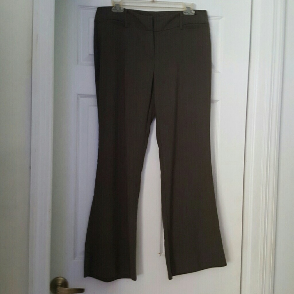 New York and Company Pin Striped Stretch Work Pant
