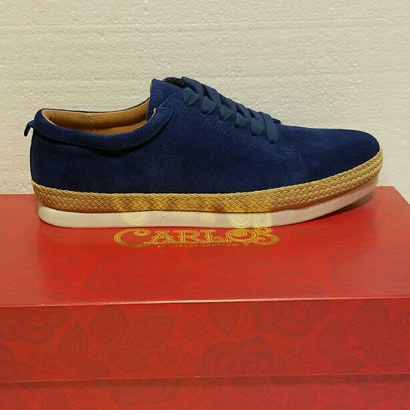 NIB Carlos♡Blue Suede Shoes - Picture 2 of 4