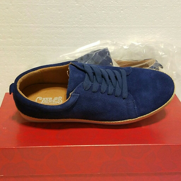 NIB Carlos♡Blue Suede Shoes - Picture 3 of 4