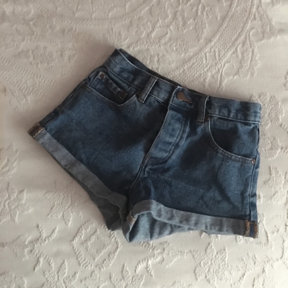 Denim shorts