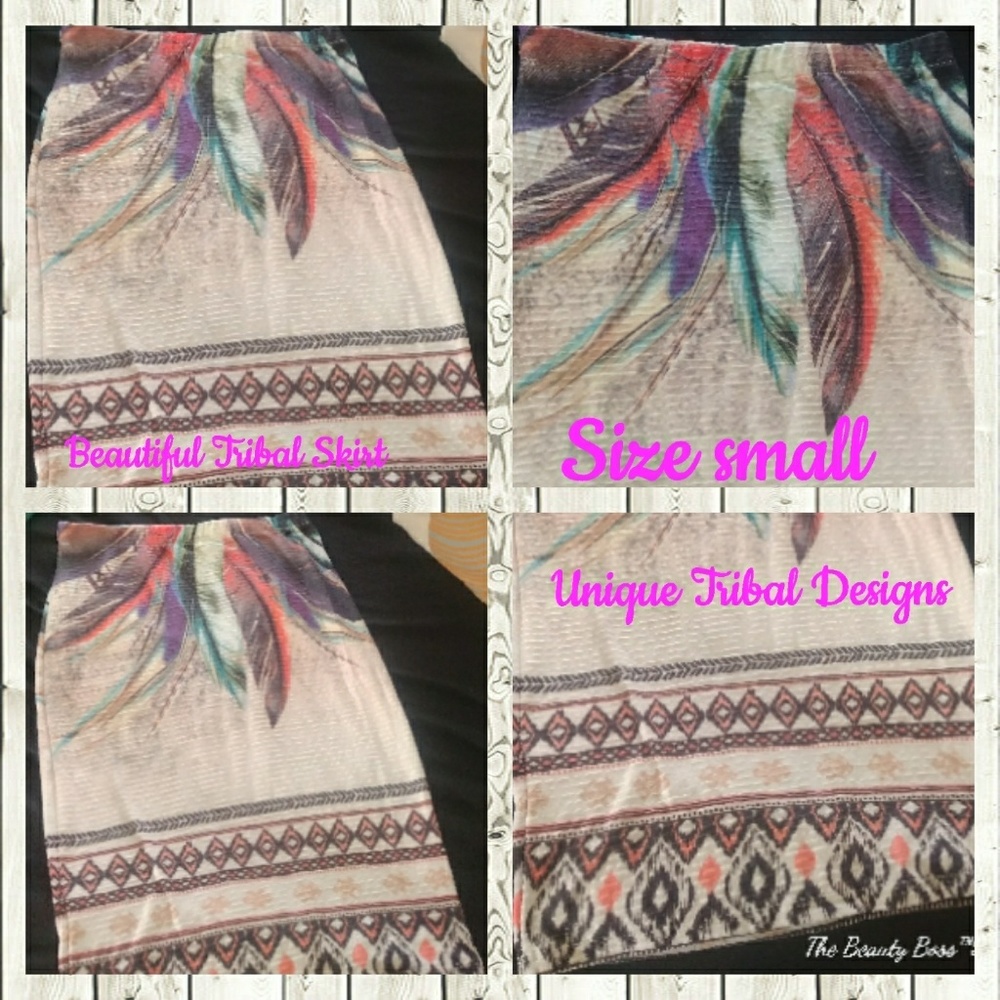 New!!! Tribal design pencil skirt