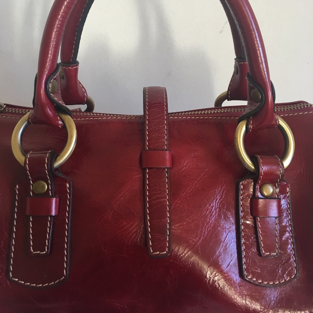 WINE RED HANDBAG - Picture 5 of 6