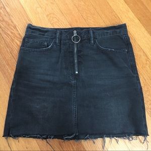 All Saints Denim Skirt