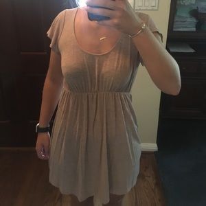 Blush dress with eyelet back (boutique brand)