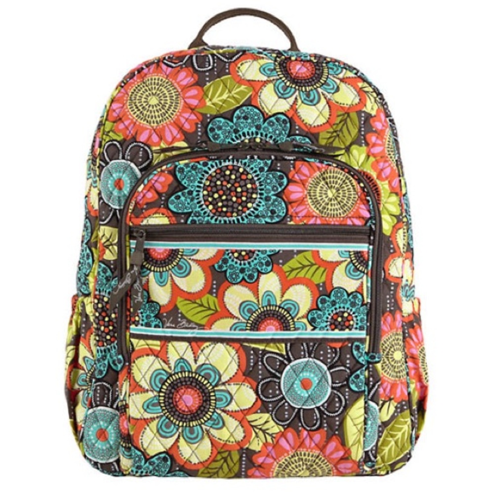vera bradley flower shower campus backpack 🎒