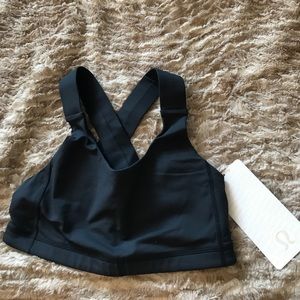 Lululemon Athetica Black sports bra.
