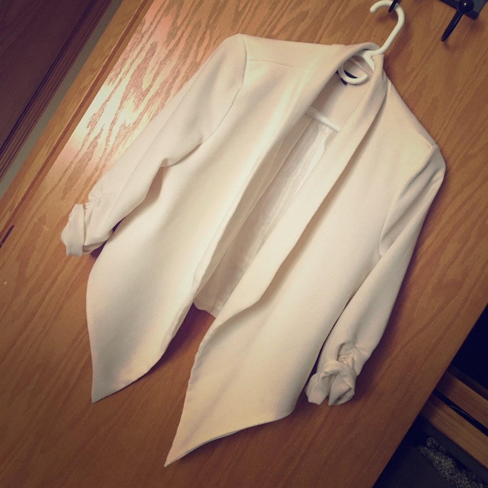 Lightly Worn White Blazer