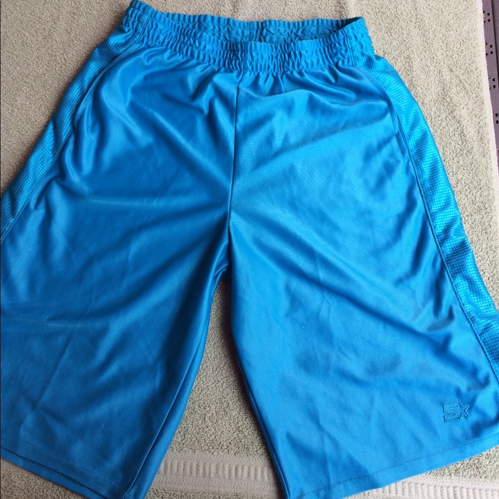 Starter light blue basketball shorts