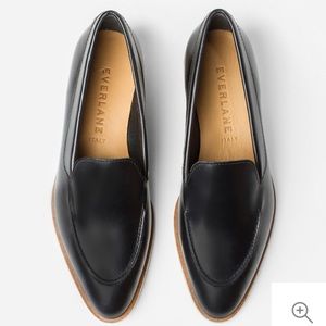 Everlane Modern loafer black leather flat size 6