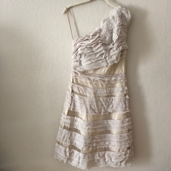 Robert Rodriguez Dresses & Skirts - beautiful one shoulder layered dress silk material