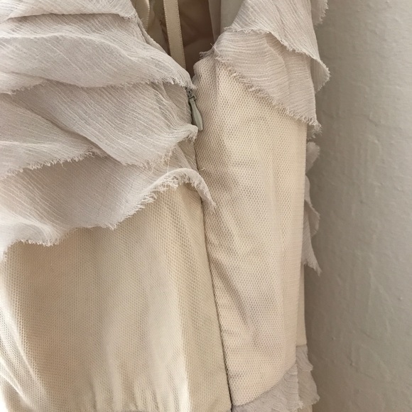 beautiful one shoulder layered dress silk material - Picture 6 of 8