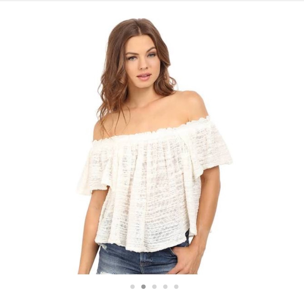 Free People NWT Sleeveless Thrills and Frills Top