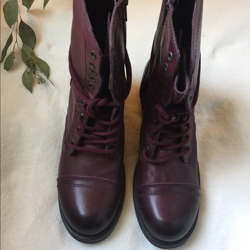 NEVER WORN Steve Madden Troopa 2 Lace Combat Boot