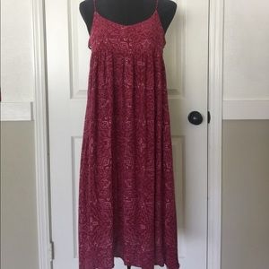 Urban outfitters burgundy red dress