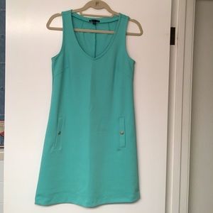 Structured mint dress