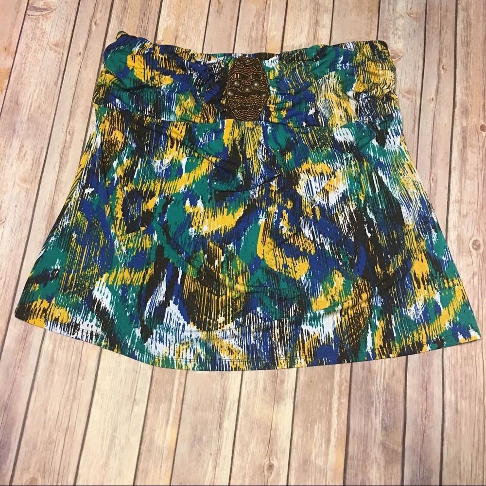 NWT Zigzag Print Tube Top