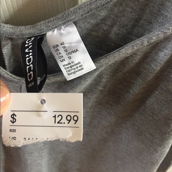 Gray midi dress - Picture 3 of 3