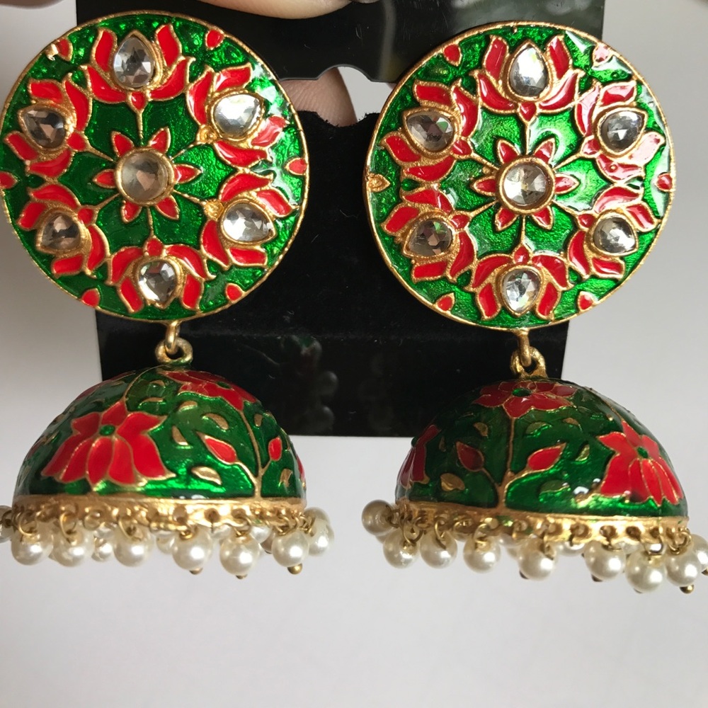 Beautiful hand painted Indian jewelry
