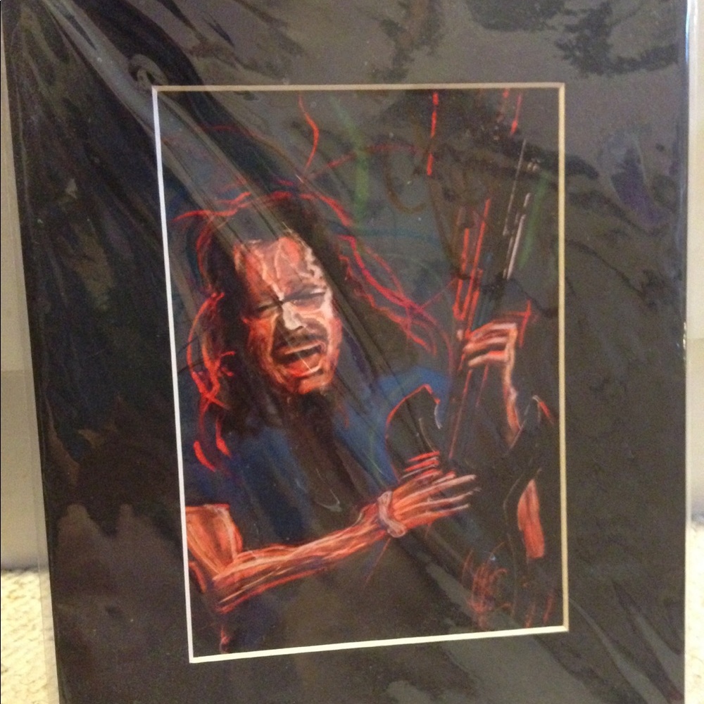 Kirk Hammett Pastel Portrait