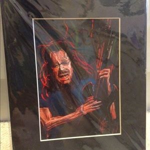 Kirk Hammett Pastel Portrait