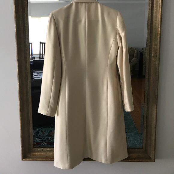 Classic Ann Taylor Silk Overcoat - Picture 4 of 8