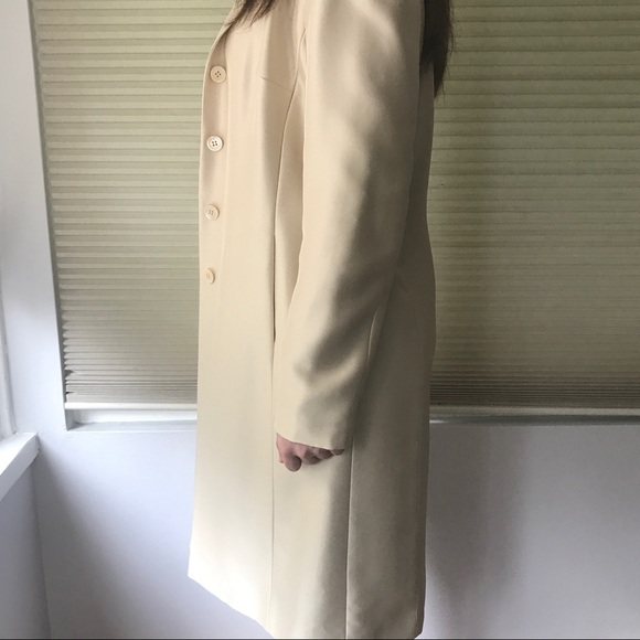 Classic Ann Taylor Silk Overcoat - Picture 8 of 8