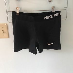 Nike pro spandex shorts