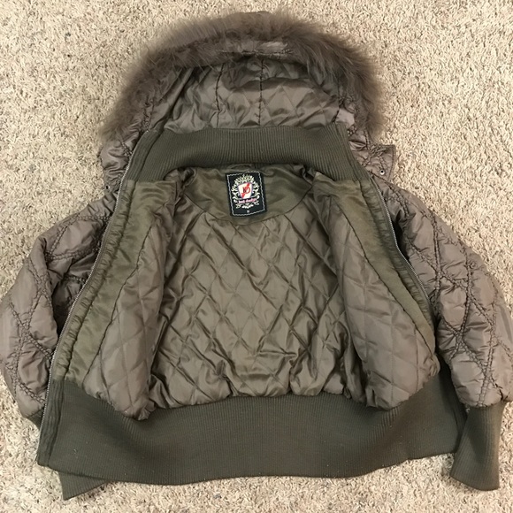 Just Design Brown Quilted Puffer Coat - Picture 10 of 13