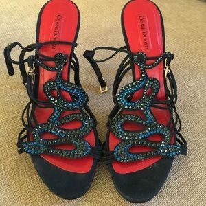Cesare paciotti serpent heels!