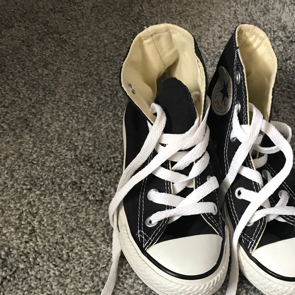 Toddler boys Converse high top size 11