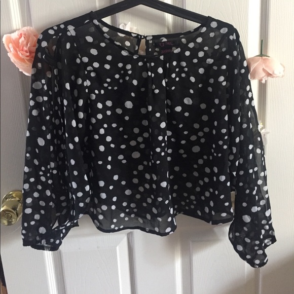 Polkadot sheer top - Picture 1 of 3