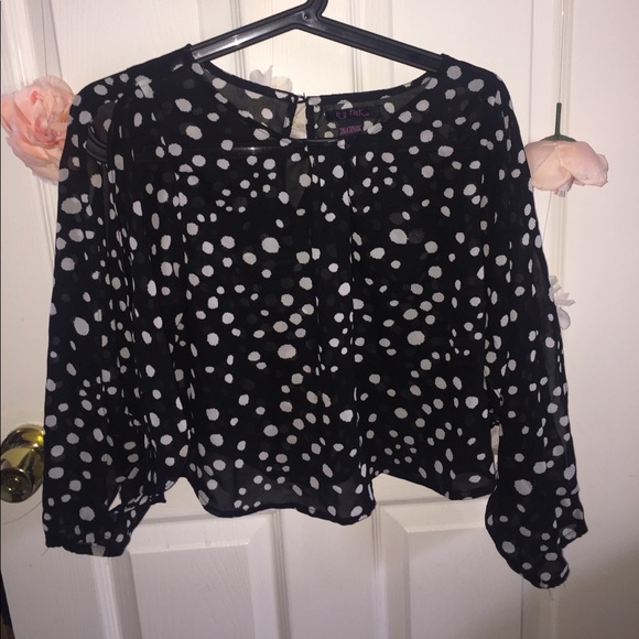 Polkadot sheer top - Picture 2 of 3