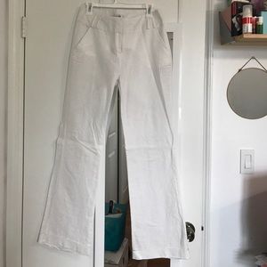 Forever 21 - Size 27 - White Linen wide leg pant