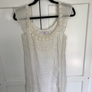 White crochet Calypso St Barth dress size xs