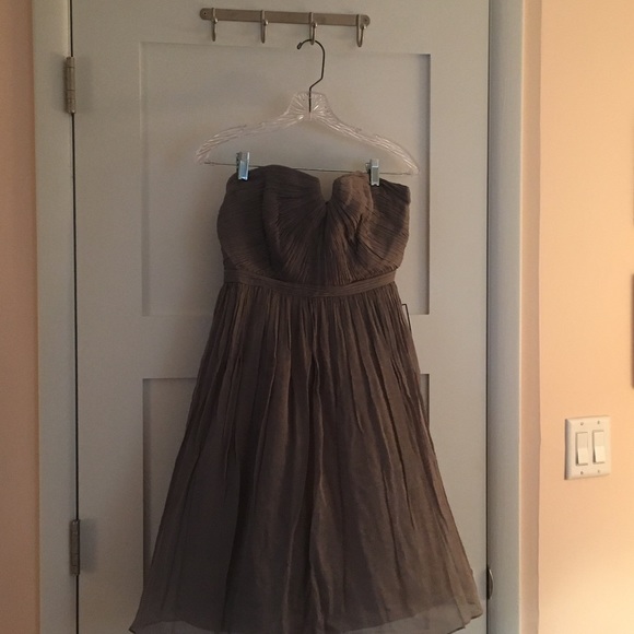 jcrew Nadia dress in chiffon (gray) - Picture 3 of 3