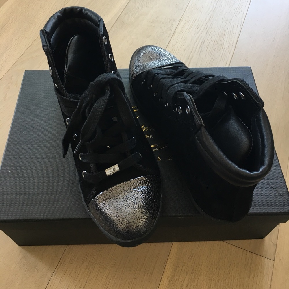 Delman high top Merge sneaker