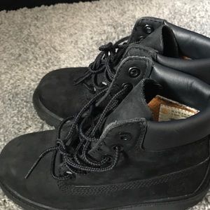 Toddler Boys size 11 black Timberlands